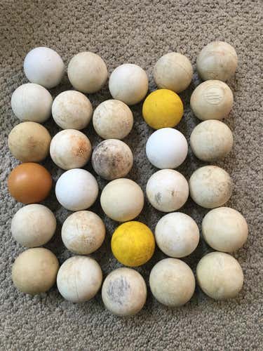 Lot of 30 Lacrosse Balls
