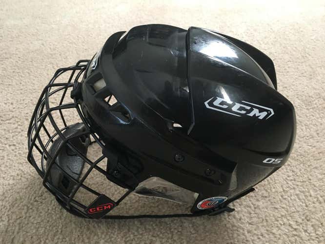 CCM Vector youth hockey helmet & cage (used)