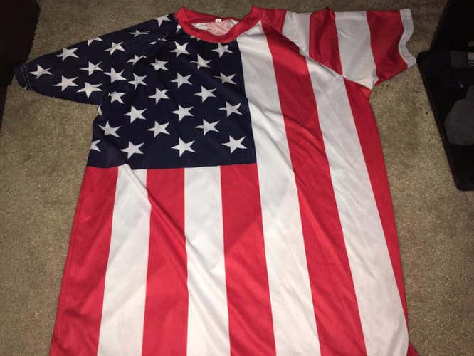 American Flag Shooter Shirt