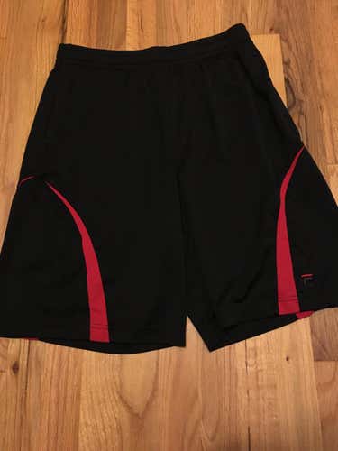 (NEED GONE) Fila Black/Red Shorts