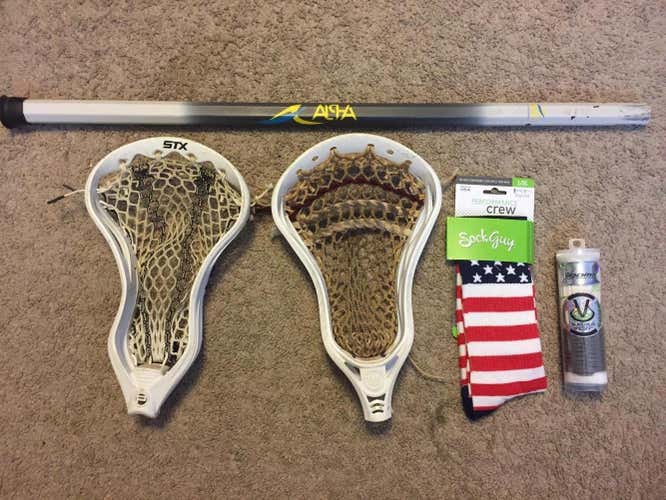 Grab Bag- Alpha shaft, 2 heads, socks and Vital mesh and strings