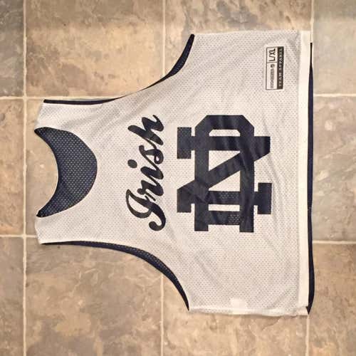 Notre Dame lacrosse blue and white reversible penny