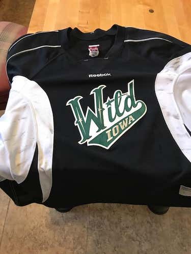 Iowa Wild Pro stock Practice jersey. Goalie cut 58