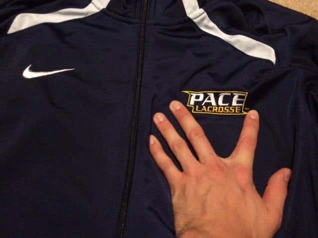 Nike Pace University Lacrosse Full Zip