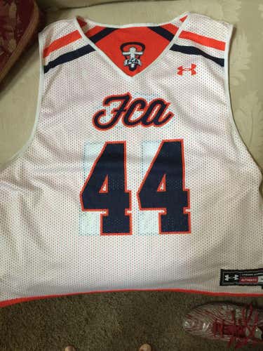 FCA Under Armour Game Jersey, summer 2017 Orange and White reversible. Must Have! Will go FAST
