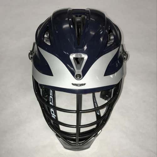 Cascade R With a Navy Shell And A Gray Chin And Visor