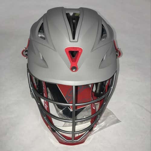 Cascade R With A Matte Gray Shell And Red Chin