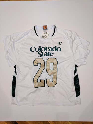 CSU Mens Lacrosse Warrior Away Jersey (Embroidered)