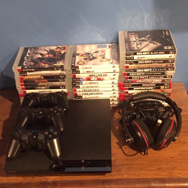 PS3 SLIM And 39 GAMES
