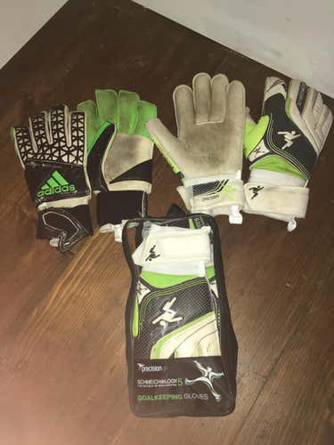 3 PAIRS OF GOALKEEPER GLOVES (UP FOR SALE INDIVIDUALLY OR BUNDLE)