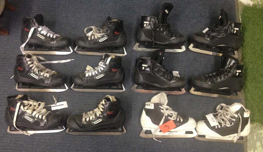 Bauer 1000, CCM 452 or Riedell JP Goalie Skates