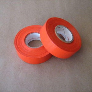 4 Rolls of Poly Sock Tape 2 WT/ 2 OR each roll 1" x 30 yds