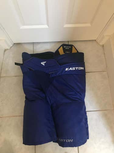 Easton royal blue gloves and pants