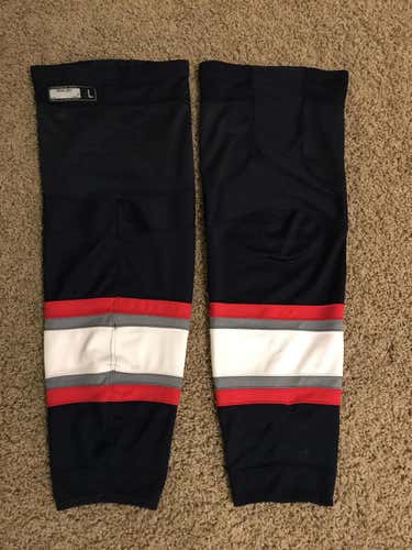 Reebok Edge Hartford Wolfpack AHL Pro Stock Socks - Size Large