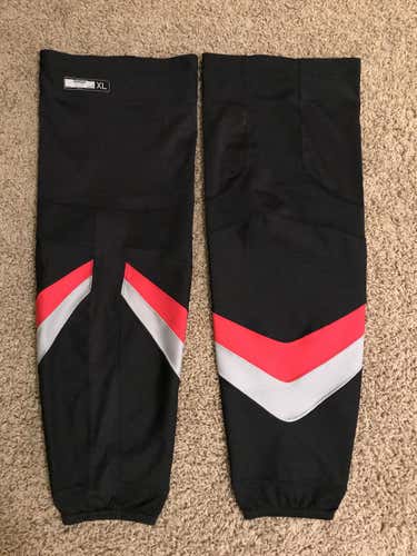 Reebok Edge Carolina Hurricanes Third Jersey Pro Stock Socks - Size XL