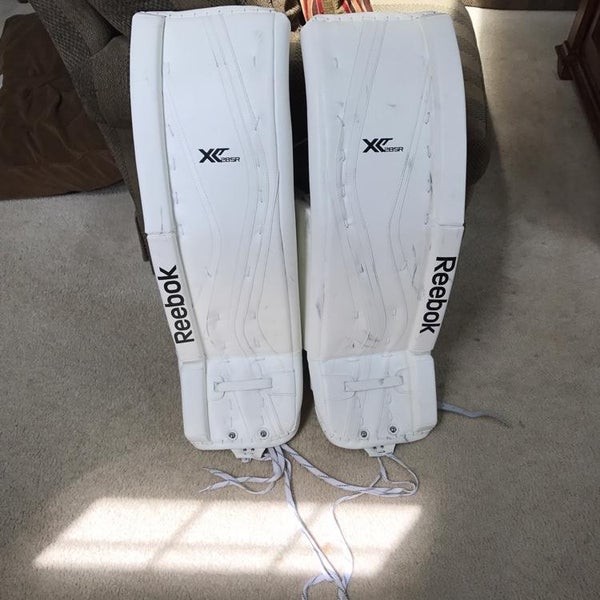 Reebok X28 Single Break 36+1 All White Goalie Pads