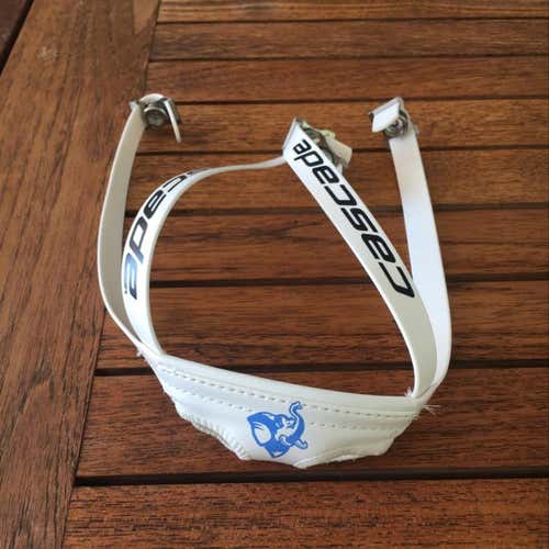 Tufts Lax White Cascade Chin Strap