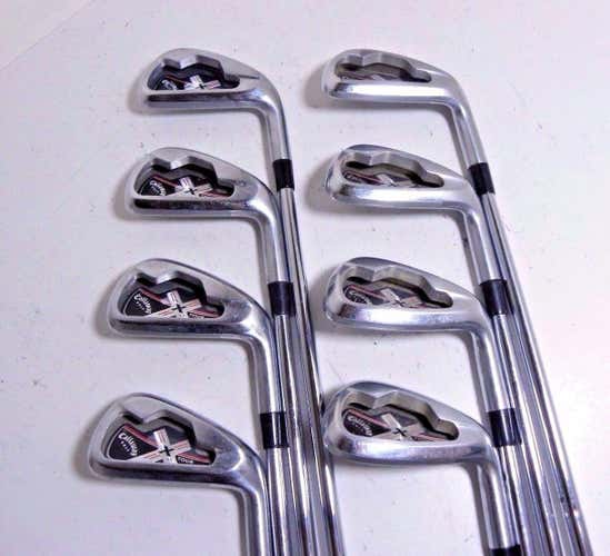 Callaway X Tour Irons #3-PW Right Handed Dynamic Gold S300 Stiff Used