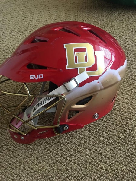 DU - University of Denver 2017 Away Lax helmet - Mountain paint job