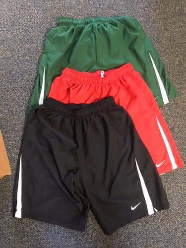 3 Nike Dry Fit shorts, size Large