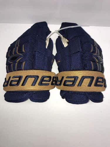 Bauer Nexus 1000 University Of Notre Dame Hockey Gloves Senior 14" New