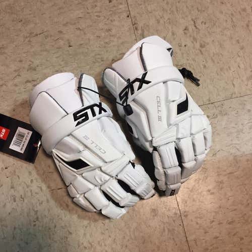 STX Cell 3 Gloves - White - 12" Medium