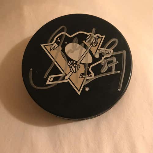 Authentic Signed Sydney Crosby Puck