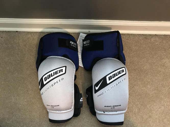 NWT Nike Bauer Pro Lightspeed Elbow Pads SR L.