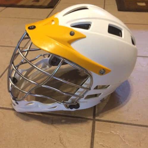 White/Yellow Cascade CPX With Chinstrap