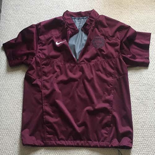 Harvard Crimson Nike Sideline 1/4 ZIP Short Sleeve Hot Jacket