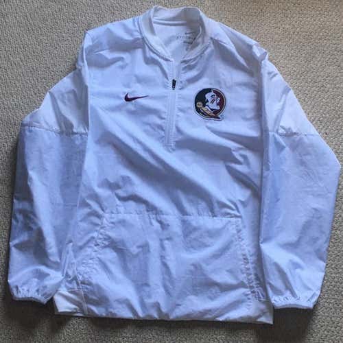 Florida State Seminoles Nike 2017 Coaches Lockdown Half - Zip Jacket