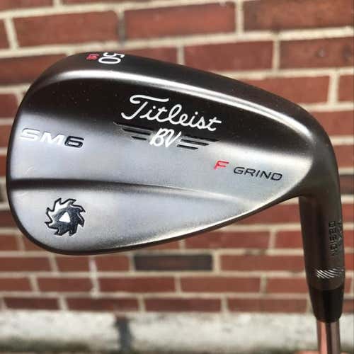 NEW - Titliest Vokey SM6 50/8 F-Grind Steel Gray Wedge - Right Hand