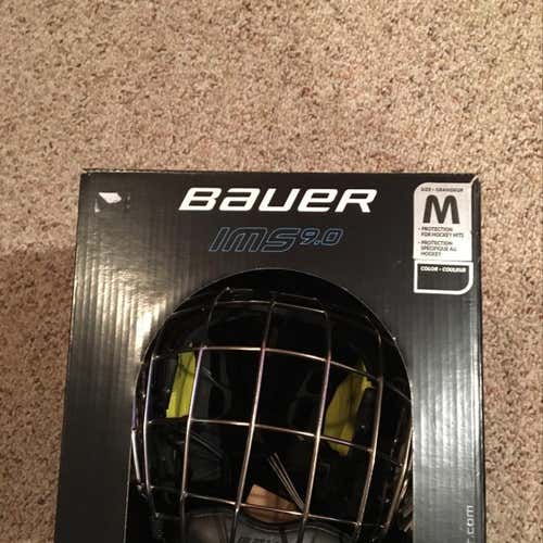 Brand New Bauer IMS 9.0 Black Helmet Medium