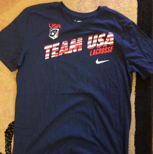 Team USA Nike Lacrosse Shirt Size Large
