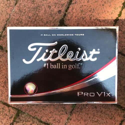 NEW - 2017 Titleist Pro V1x Dozen White Golf Balls Original Packaging