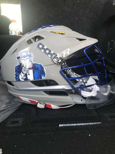 Matte Grey USA Helmet