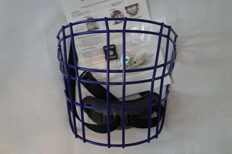 Maximum Lacrosse MX-13-Sr. 2017 Coquitlam Adanacs - Box Lax Purple Facemask.