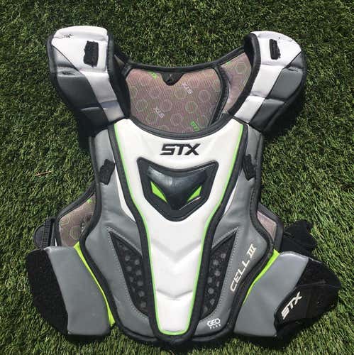 Barely Used Cell 3 Shoulder Pads. Missing Right Strap
