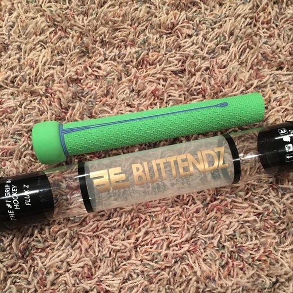 Buttendz Flux Grip. Green With Blue Drip. Brand New!