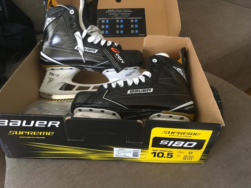 bauer supreme s180 size 10,5 d, brand new in the box! retail price 500+ taxes