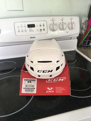 CCM V08 helmet size M white