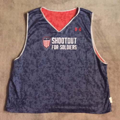 Shootout for soldiers blue and red reversible penny