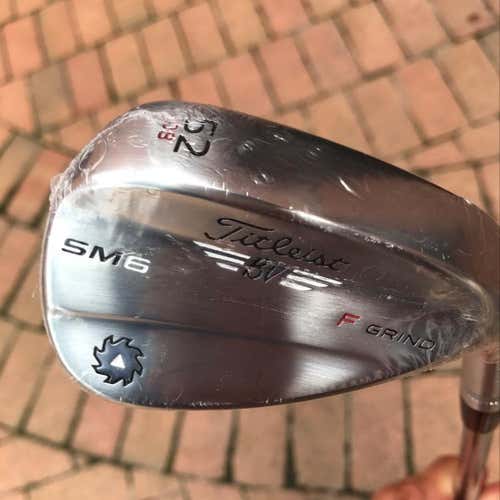 NEW - Titliest Vokey SM6 52/8 F-Grind Tour Chrome Wedge - Right Hand
