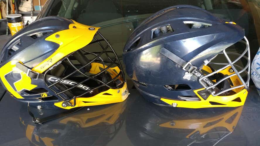 Cascade CPX-R Lax Helmet Navy Blue / Yellow