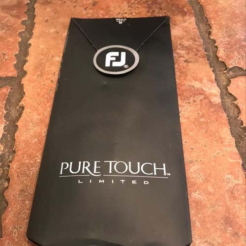 NEW - FootJoy Pure Touch Limited Men's Medium White Left Hand Golf Glove - Right Hand Golfer