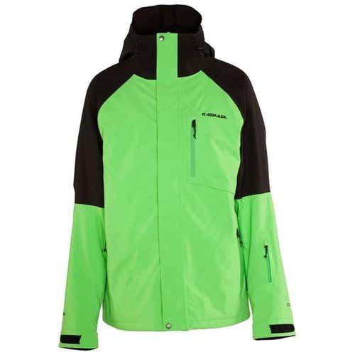 Large Flash Green Armada Stealth GORE-TEX Insulated Jacket