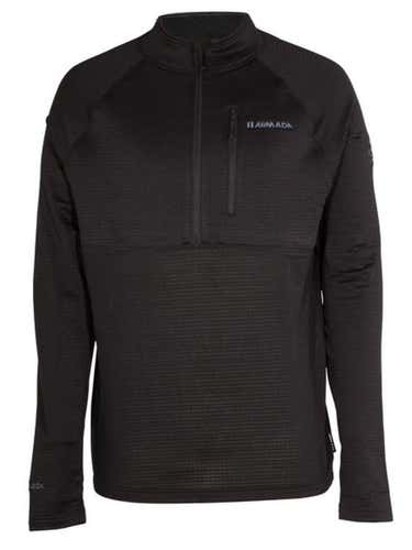 Large Black Armada Rotor HW 1/4 Zip