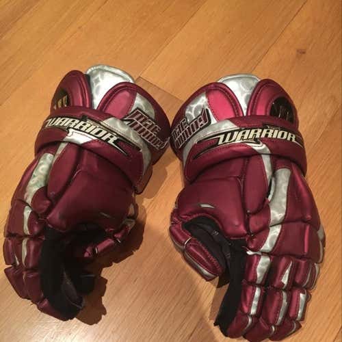 Maroon Mac Daddy 13 Lax Gloves