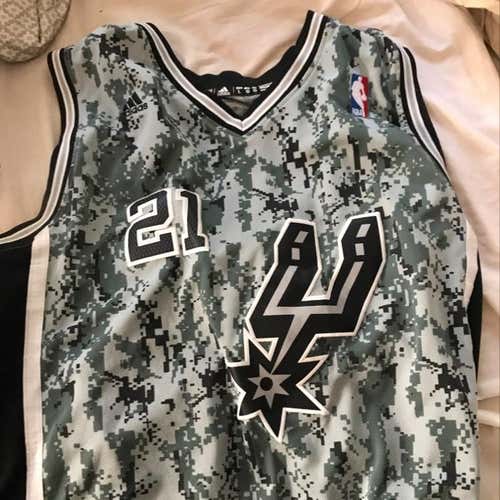 Tim Duncan Military Night Jersey Large