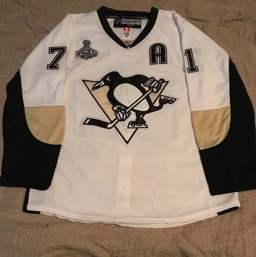 Evgeni Malkin Pittsburgh Penguins Reebok Away Jersey